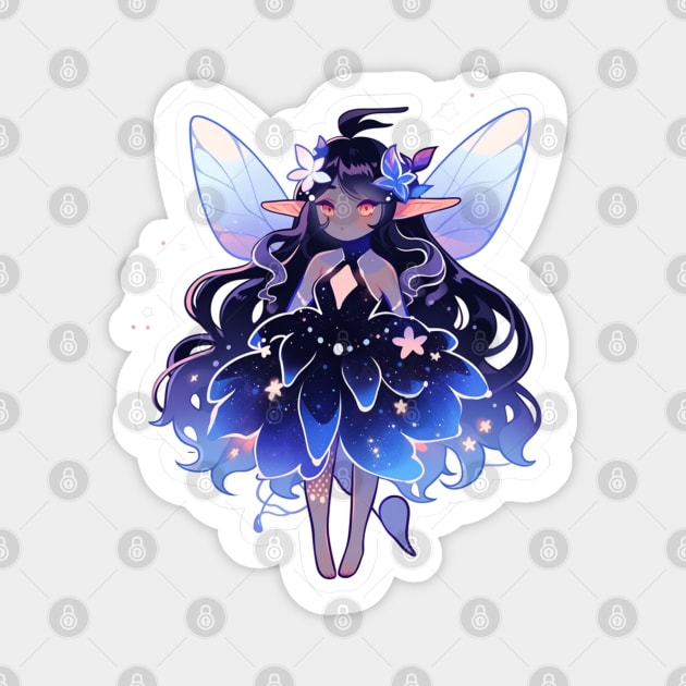 Pastel Goth Night Fairy Magnet by DarkSideRunners