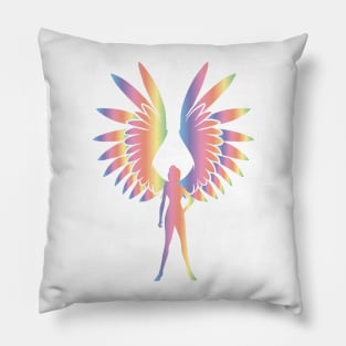 Rainbow Angel Pillow