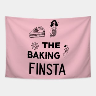 The Baking Finsta Instragram Baking Cake Tapestry