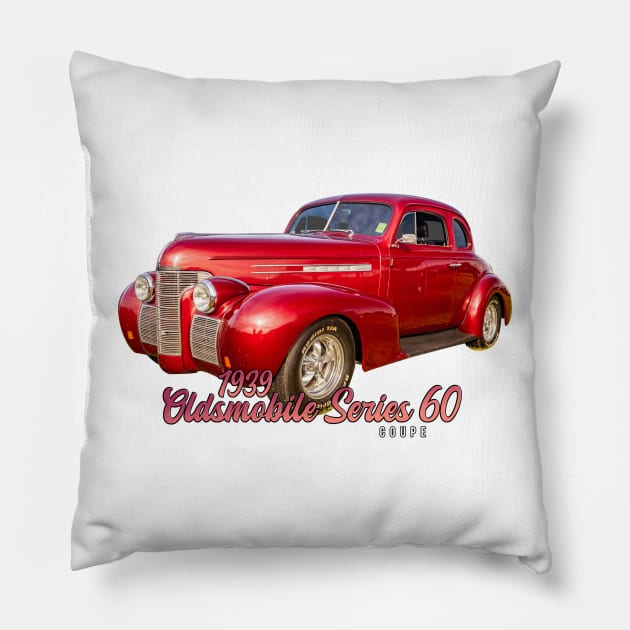 1939 Oldsmobile Series 60 Coupe Pillow by Gestalt Imagery