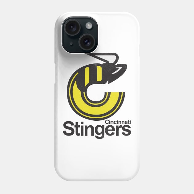 Defunct Cincinnati Stingers Hockey Phone Case by LocalZonly