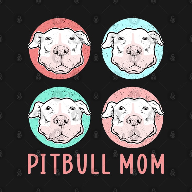 Pitbull Mom | Dog Owner American Pitbull Terrier by Streetwear KKS