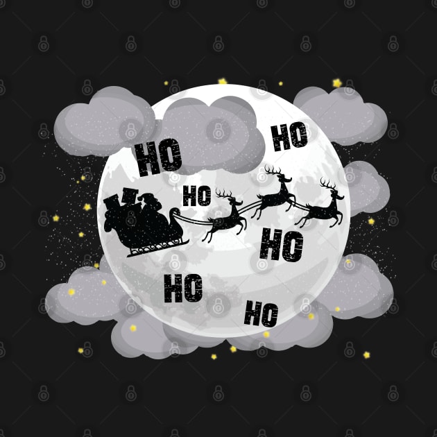 Santa Ho Ho Ho by AqlShop