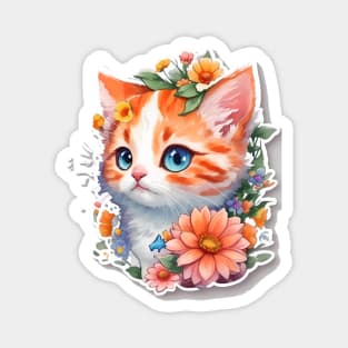 Cute Cat Kitten Lover Magnet