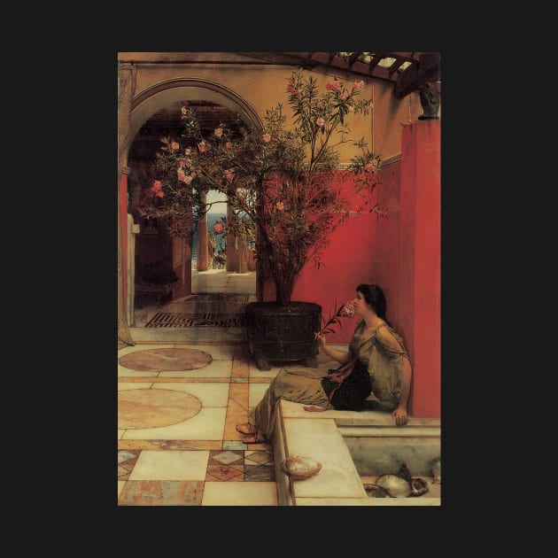 An Oleander by Sir Lawrence Alma-Tadema by MasterpieceCafe