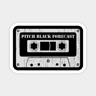 Pitch Black Forecast - Vintage Cassette White Magnet