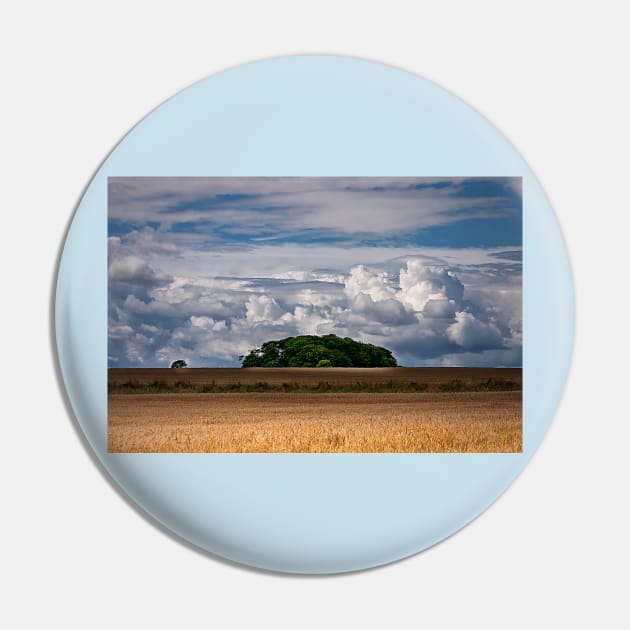 Big Blue Sky Pin by Violaman