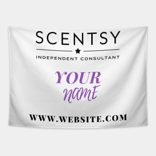 scentsy independent consultant gift ideas with custom name and website Tapestry