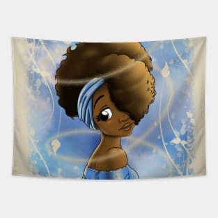 African American Woman Tapestry