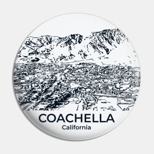 Coachella - California Pin