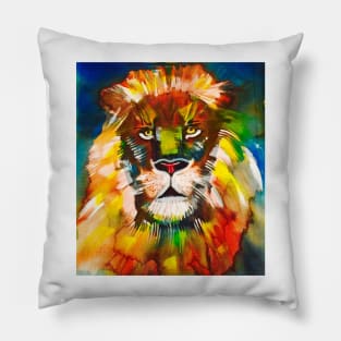 Lion j wagadorn Pillow