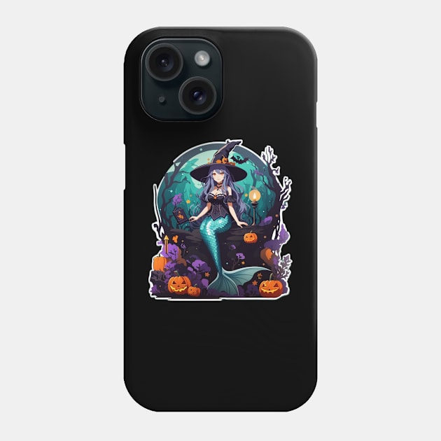 Sea Witch For Halloween Phone Case by MGRCLimon