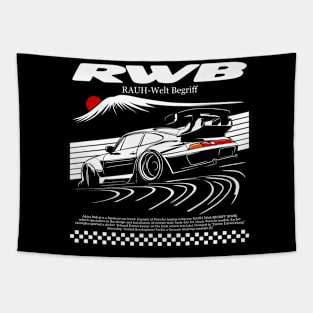 RWB super silhuotte Tapestry