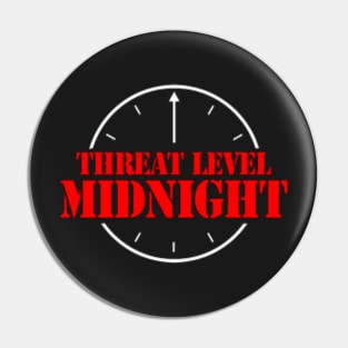 Threat Level Midnight Sticker Pin