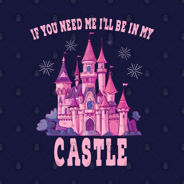 Princess Royal Majestic Castle Wonderland Castle pink castle by RetroZin