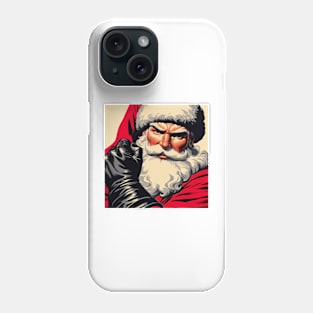 Santa Daddy, Leather Man Phone Case