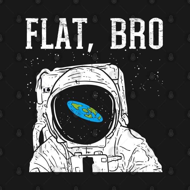 Flat Bro Astronaut Space Funny Earth Conspiracy Theory by LEGO