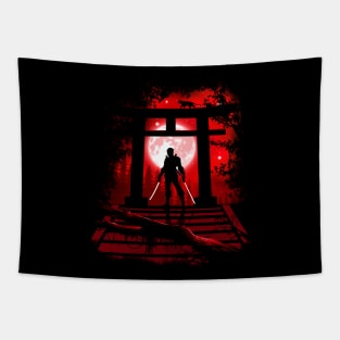 Red Ninja Tapestry