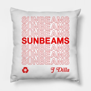 J Dilla / Sunbeams / 90s Hip Hop Design Pillow