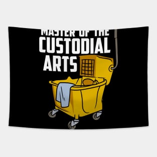 Custodian, School Custodian, Janitor, Funny Housekeeper Tapestry