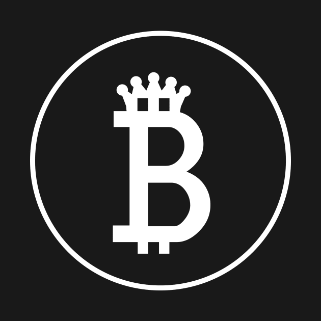 Bitcoin King Emblem by jazzworldquest