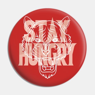 Stay Hungry Rose Whisper Retro Sneakers Pin