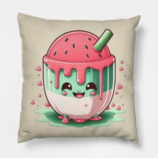 Watermelon Slush cute kawaii Pillow