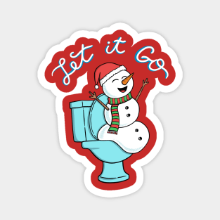 Snowman Christmas Magnet