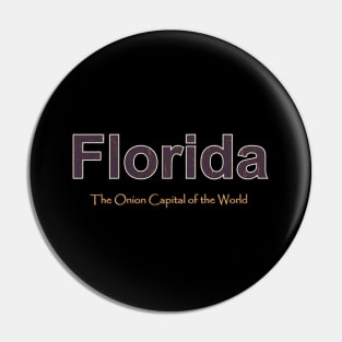 Florida Grunge Text Pin