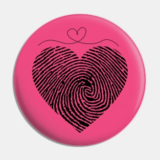 Heartprint Pin