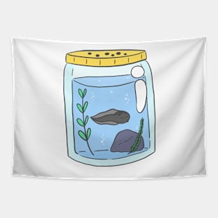 Tadpole in a jar Tapestry