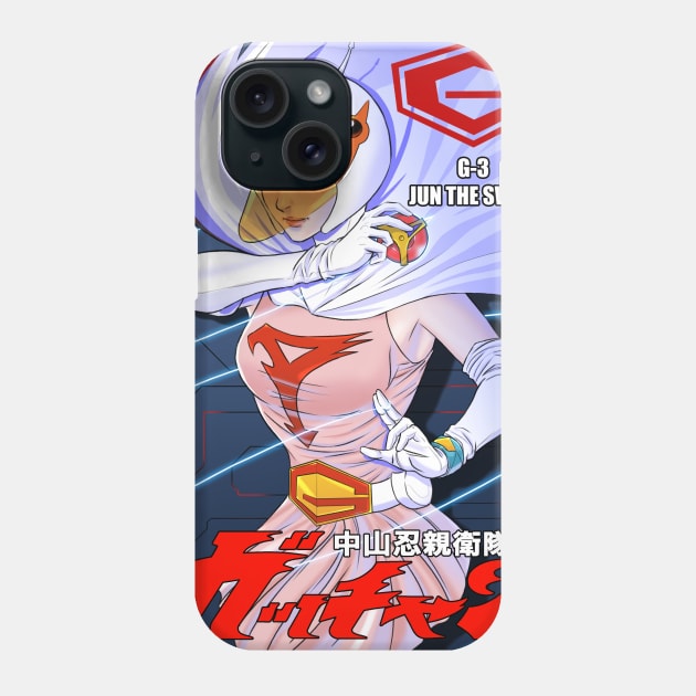 gatchaman jun the swan variant Phone Case by Chardreyes77