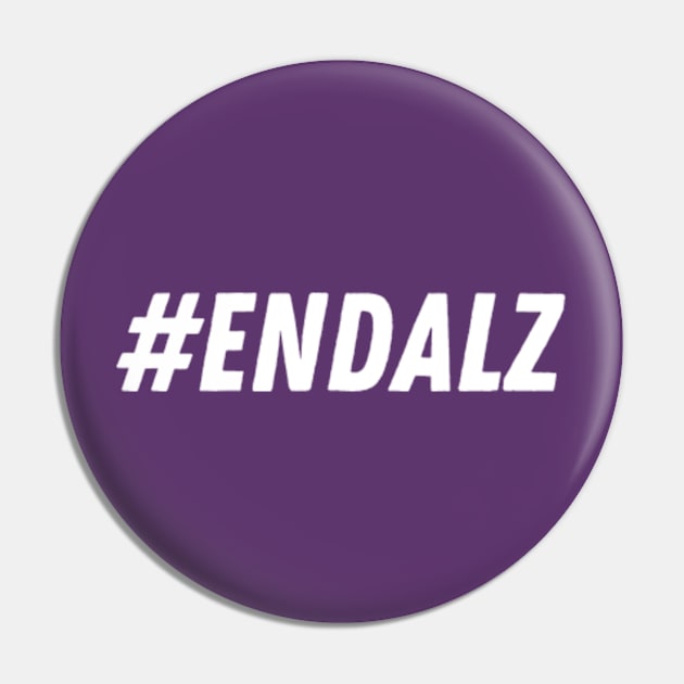 End Alz Alzheimers Awareness Purple Dementia Mom Dad Grandpa Pin by Davidsmith