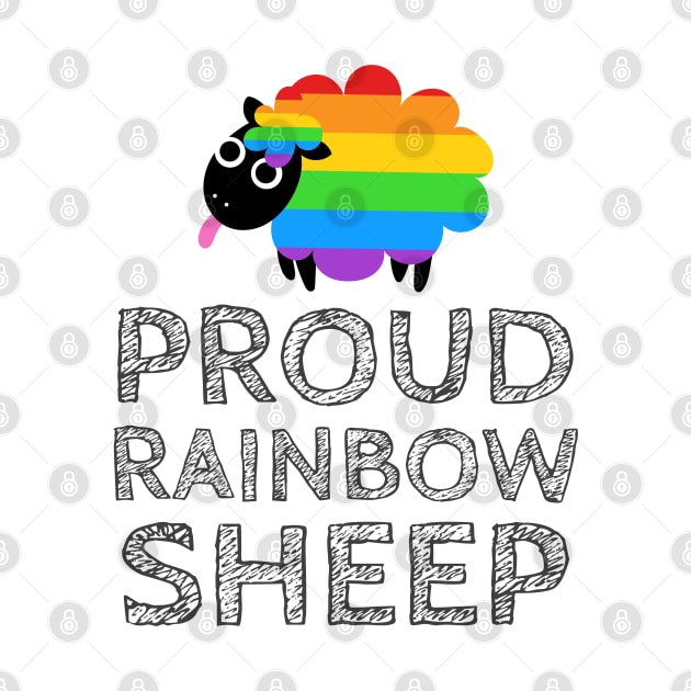 Proud Rainbow Sheep by Artisan