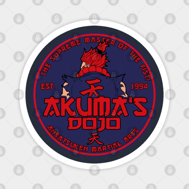 Akuma's Dojo Magnet by carloj1956