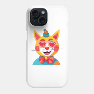 Funny Clown Cat Phone Case