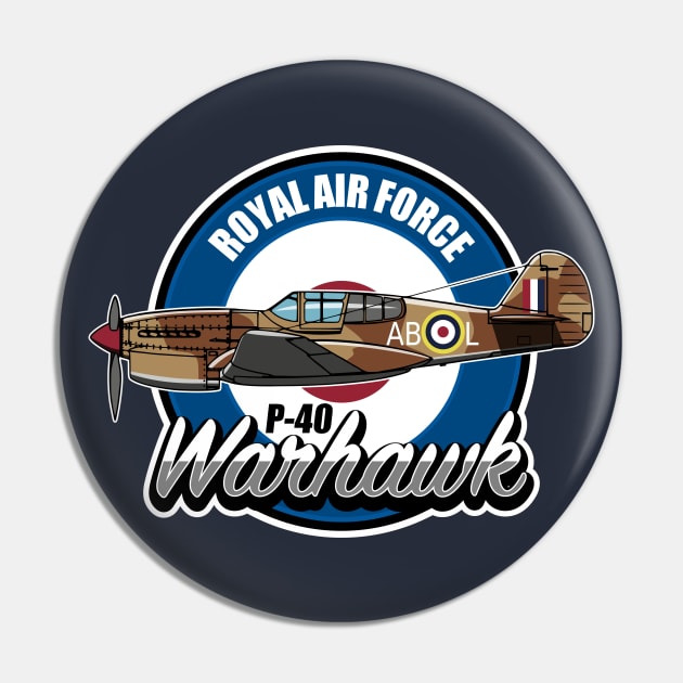 P-40 Warhawk Pin by Firemission45