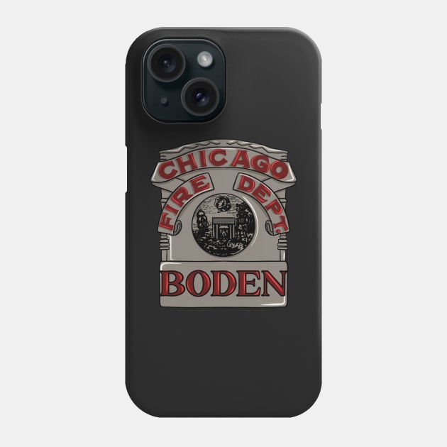 Wallace Boden | Chicago Fire Badge Phone Case by icantdrawfaces