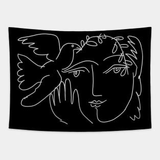 The Face of Peace Tapestry