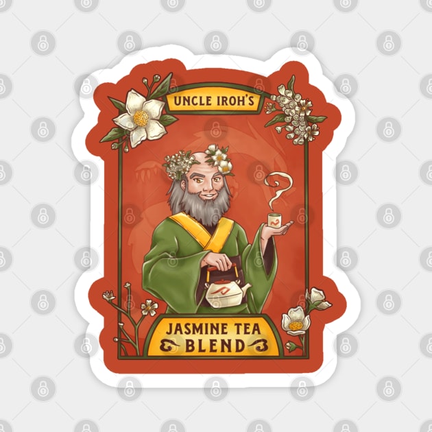 Jasmine tea blend uncle iroh Magnet by sadistenan