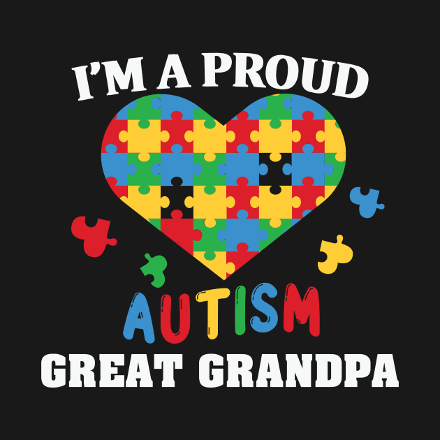 Proud Autism Great Grandma Autism Awareness Gift for Birthday, Mother's Day, Thanksgiving, Christmas by skstring