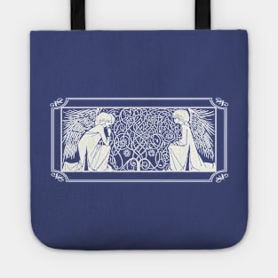 Vintage Guardian Angels Illustration Tote