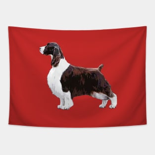 Springer Spaniel Standing Show Dog Tapestry