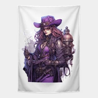 Steampunk Witch #8 Tapestry