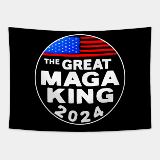 The Great MAGA King Trump Biden 2024 Ultra Tapestry