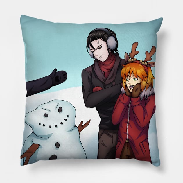 Make a Snowman Pillow by SakuraDragon