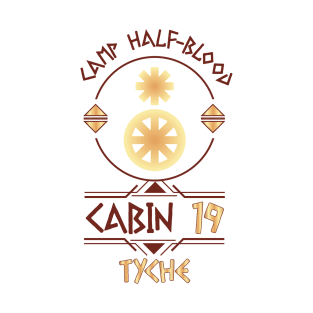 Cabin #19 in Camp Half Blood, Child of Tyche  – Percy Jackson inspired design T-Shirt