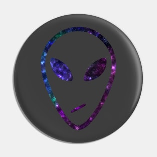 Alien space face / Pin