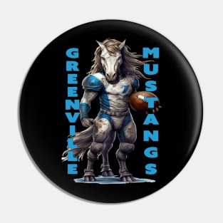 Greenville Mustangs Pin