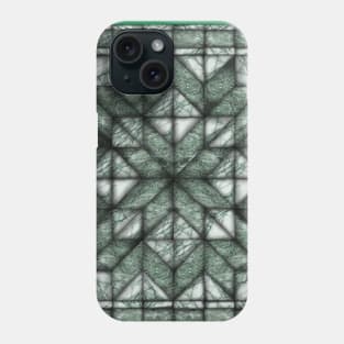 Green Marble Quilt Phone Case